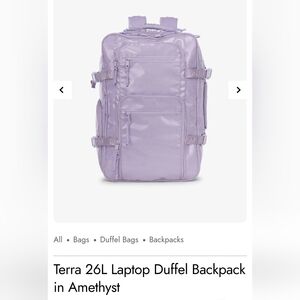 CALPAK Terra Backpack in Amethyst